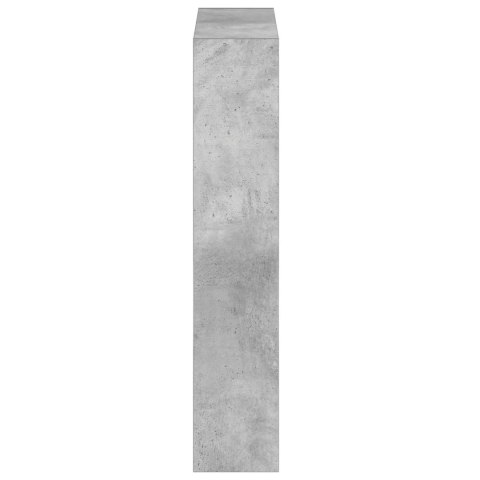 WISZĄCA SZAFKA NA BUTY DELFT 71 X 17 X 86 CM BETONOWY SZARY