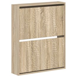 VidaXL Wisząca szafka na buty DELFT 71 x 17 x 86 cm dąb Sonoma
