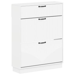 VidaXL Szafka na buty HOORN 78 x 24 x 100 cm Drewno inżynieryjne Biały
