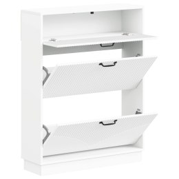 VidaXL Szafka na buty HOORN 78 x 24 x 100 cm Drewno inżynieryjne Biały