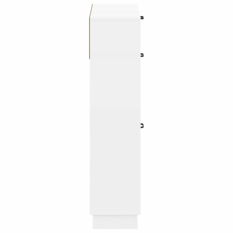 VidaXL Szafka na buty HOORN 78 x 24 x 100 cm Drewno inżynieryjne Biały