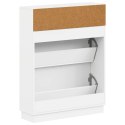 VidaXL Szafka na buty HOORN 78 x 24 x 100 cm Drewno inżynieryjne Biały