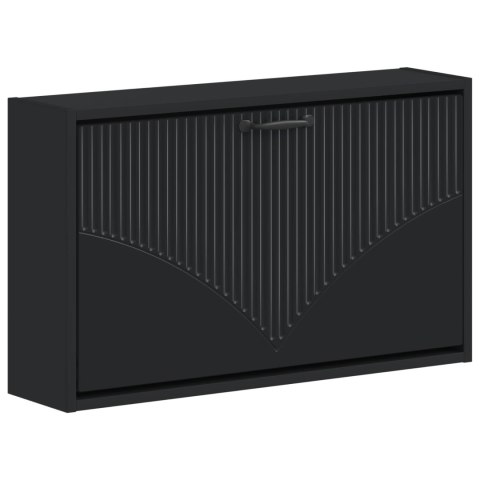 WISZĄCA SZAFKA NA BUTY HOORN 71 X 17 X 43 CM CZARNY