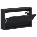 WISZĄCA SZAFKA NA BUTY HOORN 71 X 17 X 43 CM CZARNY