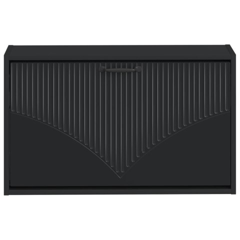 WISZĄCA SZAFKA NA BUTY HOORN 71 X 17 X 43 CM CZARNY