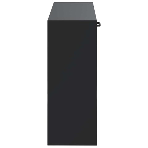 WISZĄCA SZAFKA NA BUTY HOORN 71 X 17 X 43 CM CZARNY