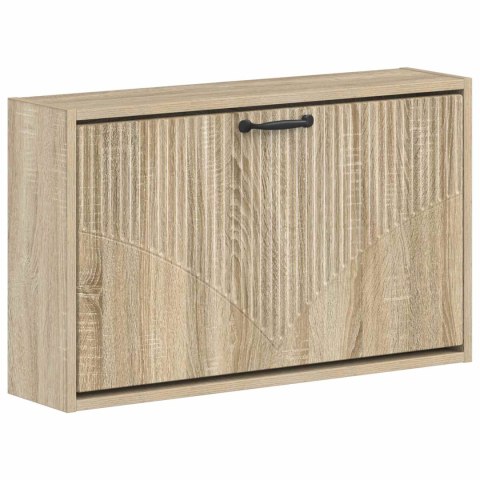 VidaXL Wisząca szafka na buty HOORN 71 x 17 x 43 cm dąb Sonoma
