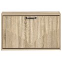 VidaXL Wisząca szafka na buty HOORN 71 x 17 x 43 cm dąb Sonoma