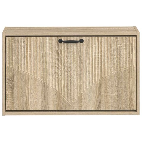 VidaXL Wisząca szafka na buty HOORN 71 x 17 x 43 cm dąb Sonoma
