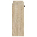 VidaXL Wisząca szafka na buty HOORN 71 x 17 x 43 cm dąb Sonoma