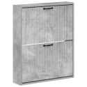 WISZĄCA SZAFKA NA BUTY HOORN 71 X 17 X 86 CM BETONOWY SZARY