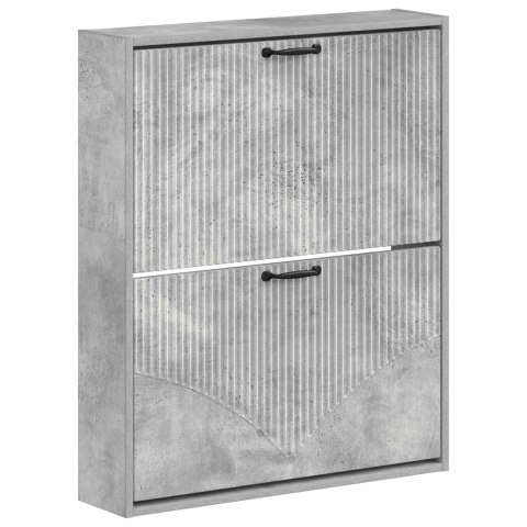 WISZĄCA SZAFKA NA BUTY HOORN 71 X 17 X 86 CM BETONOWY SZARY