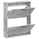 WISZĄCA SZAFKA NA BUTY HOORN 71 X 17 X 86 CM BETONOWY SZARY
