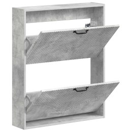 WISZĄCA SZAFKA NA BUTY HOORN 71 X 17 X 86 CM BETONOWY SZARY