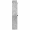 WISZĄCA SZAFKA NA BUTY HOORN 71 X 17 X 86 CM BETONOWY SZARY