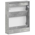 WISZĄCA SZAFKA NA BUTY HOORN 71 X 17 X 86 CM BETONOWY SZARY