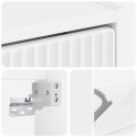 VidaXL Wisząca szafka na buty HOORN 71 x 17 x 86 cm Biały