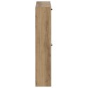 VidaXL Wisząca szafka na buty HOORN 71 x 17 x 86 cm Dąb artisan