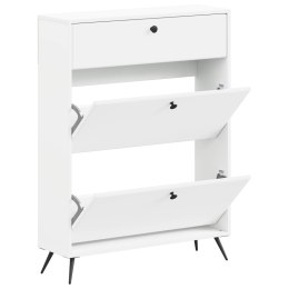 VidaXL Szafka na buty BREDA 78 x 24 x 103 cm Drewno inżynieryjne Biały