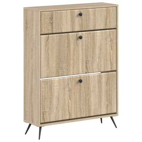 VidaXL Szafka na buty BREDA 78 x 24 x 103 cm Drewno inżynieryjne