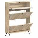 VidaXL Szafka na buty BREDA 78 x 24 x 103 cm Drewno inżynieryjne