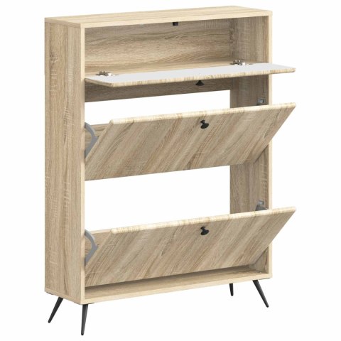 VidaXL Szafka na buty BREDA 78 x 24 x 103 cm Drewno inżynieryjne