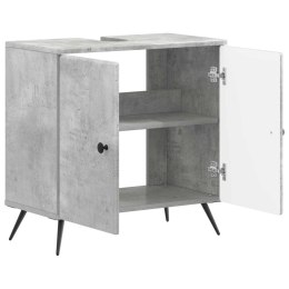 VidaXL Szafka pod umywalkę BREDA Betonowy szary 59,5 x 31,5 x 59 cm