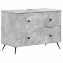VidaXL Szafka pod umywalkę BREDA Betonowy szary 82 x 41 x 59 cm