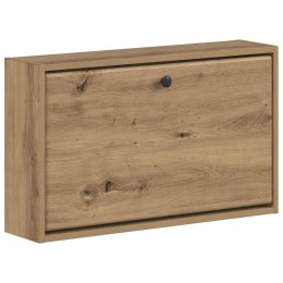 WISZĄCA SZAFKA NA BUTY BREDA 71 X 17 X 43 CM DĄB ARTISAN