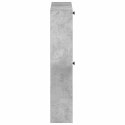 WISZĄCA SZAFKA NA BUTY BREDA 71 X 17 X 86 CM BETONOWY SZARY