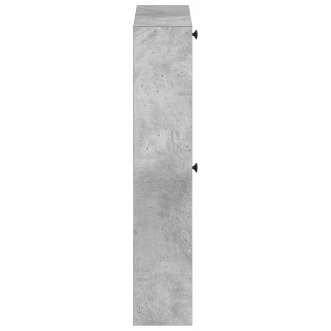 WISZĄCA SZAFKA NA BUTY BREDA 71 X 17 X 86 CM BETONOWY SZARY