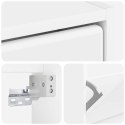 VidaXL Wisząca szafka na buty BREDA 71 x 17 x 86 cm Biały