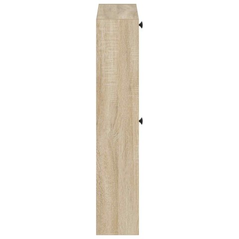VidaXL Wisząca szafka na buty BREDA 71 x 17 x 86 cm dąb Sonoma