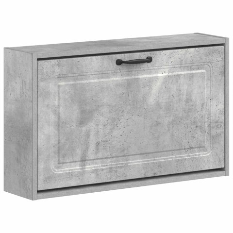 VidaXL Wisząca szafka na buty UTRECHT 71 x 17 x 43 cm Betonowy szary
