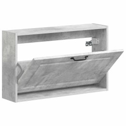 VidaXL Wisząca szafka na buty UTRECHT 71 x 17 x 43 cm Betonowy szary