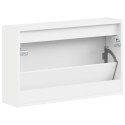 WISZĄCA SZAFKA NA BUTY UTRECHT 71 X 17 X 43 CM BIAŁY