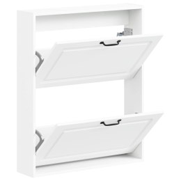VidaXL Wisząca szafka na buty UTRECHT 71 x 17 x 86 cm Biały