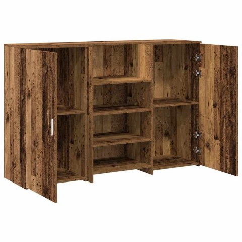 BIURKO RECEPCYJNE STARE DREWNO 155X50X103,5CM DREWNO KLEJONE