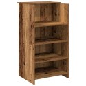 BIURKO RECEPCYJNE STARE DREWNO 155X50X103,5CM DREWNO KLEJONE