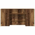 BIURKO RECEPCYJNE STARE DREWNO 200X50X103,5CM DREWNO KLEJONE