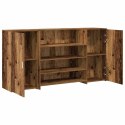 BIURKO RECEPCYJNE STARE DREWNO 200X50X103,5CM DREWNO KLEJONE