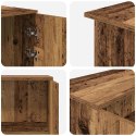 BIURKO RECEPCYJNE STARE DREWNO 200X50X103,5CM DREWNO KLEJONE