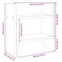 ORGANIZER NA BIURKO, DĄB SONOMA, 34,5X15,5X35,5 CM