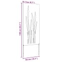 EKRAN ZAPEWNIAJĄCY PRYWATNOŚĆ W OGRODZIE BIAŁY 50X140CM