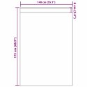 VidaXL Firany blackout z kółkami 2 pcs Dziecięcy róż 175 x 140 cm