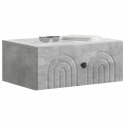 VidaXL Wisząca Szafka Nocna 2 szt. Betonowy szary 49 x 34,5 x 20 cm