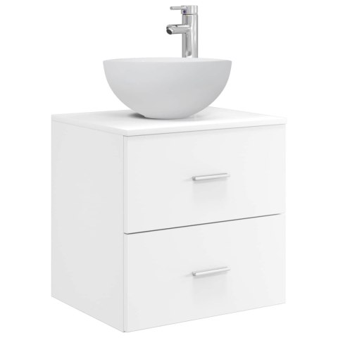 VidaXL Zestaw Szafek Łazienkowych 3 szt. Biały 49,5 x 41 x 64,5 cm
