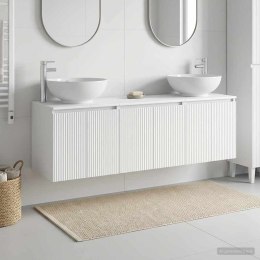 VidaXL Zestaw Szafek Łazienkowych 3 szt. Biały 49,5 x 44,5 x 65 cm