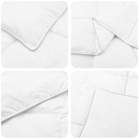 VidaXL Zestaw kołdry i poduszek 3 szt. 140 x 220 cm Zima 1000 g/szt