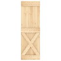 VidaXL Drzwi przesuwne Naturalne i białe 70 x 210 cm